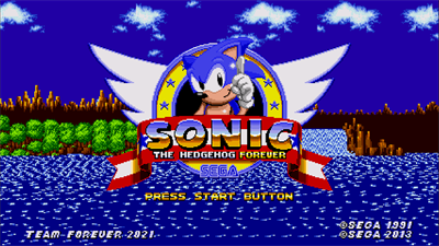 Sonic the Hedgehog Forever - Screenshot - Game Title Image