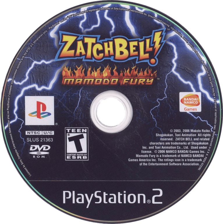 Zatchbell: Mamodo Fury - PlayStation 2