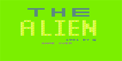 The Alien - Screenshot - Game Over Image