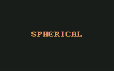 Spherical - Screenshot - Game Title Image
