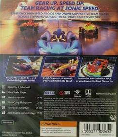 Team Sonic Racing - Box - Back Image