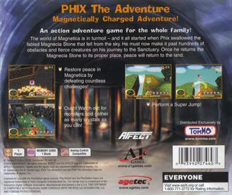 Phix: The Adventure - Box - Back Image