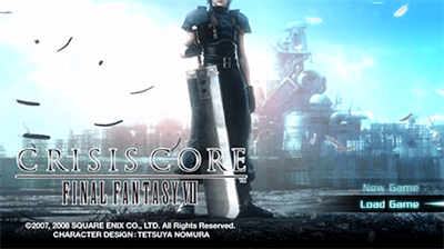 Crisis Core: Final Fantasy VII - Screenshot - Game Title Image