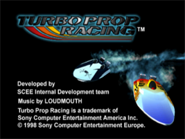Turbo Prop Racing - Screenshot - Game Title Image