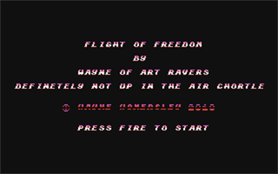 Flight of Freedom - Screenshot - Game Title Image