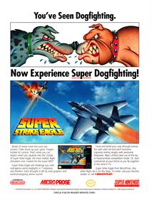 Super Strike Eagle - Advertisement Flyer - Front Image