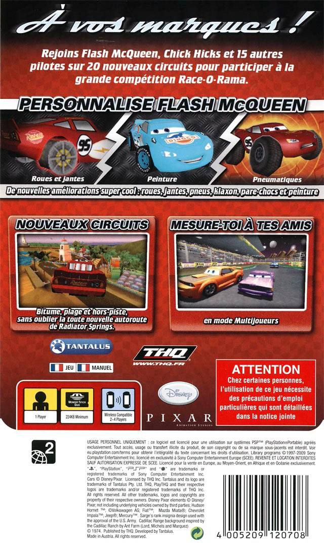 Cars Race O Rama PKG PS3 