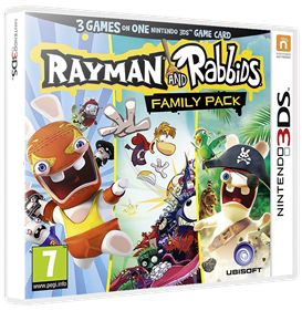 Rayman and Rabbids Family Pack - Box - 3D Image