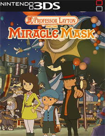 Professor Layton and the Miracle Mask - Fanart - Box - Front Image