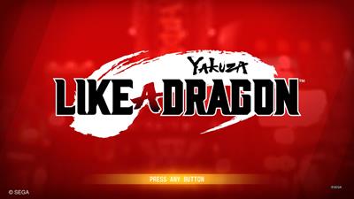 Yakuza: Like a Dragon - Screenshot - Game Title Image
