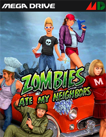 Zombies Ate My Neighbors - Fanart - Box - Front Image