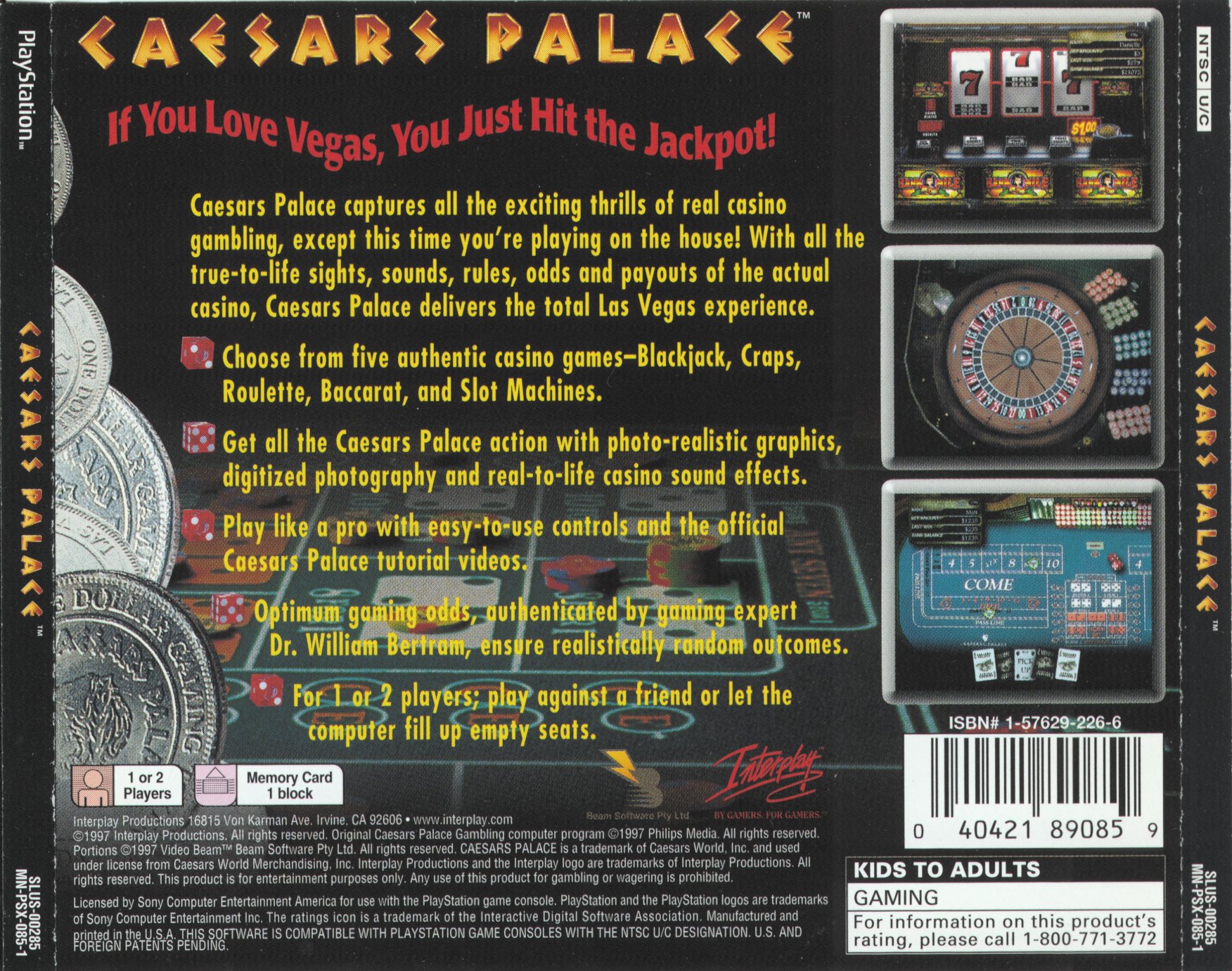 casino games caesars palace online