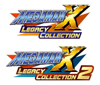 Mega Man X Legacy Collection 1 + 2 - Clear Logo Image