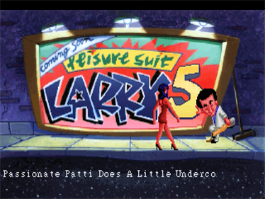 Leisure Suit Larry 5: Passionate Patti Does a Little Undercover Work - Screenshot - Game Title Image
