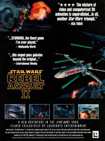 Star Wars: Rebel Assault II: The Hidden Empire - Advertisement Flyer - Front Image