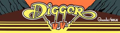 Digger (Sega) - Arcade - Marquee Image