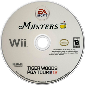 Tiger Woods PGA TOUR 12: Masters - Disc Image