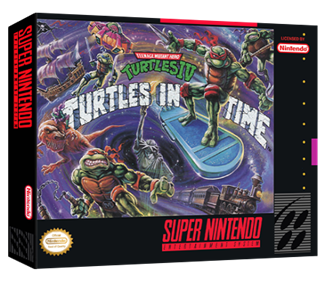 Teenage Mutant Ninja Turtles IV: Turtles in Time - Box - 3D Image