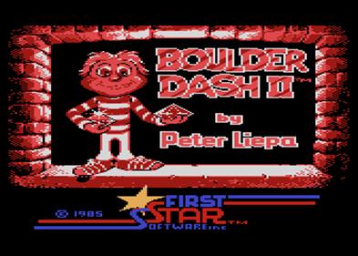 Boulder Dash II: Rockford's Revenge - Screenshot - Game Title Image