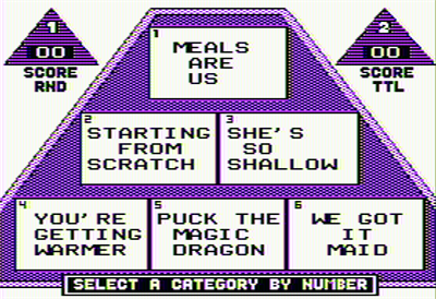 The $100,000 Pyramid - Screenshot - Gameplay Image