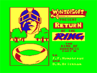Return of the Ring - Screenshot - Game Title Image