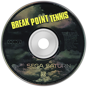 Break Point Tennis - Disc Image