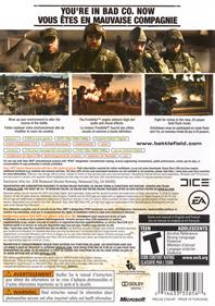 Battlefield: Bad Company - Box - Back Image