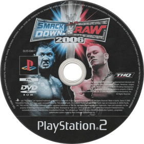 WWE SmackDown! vs. Raw 2006 - Disc Image