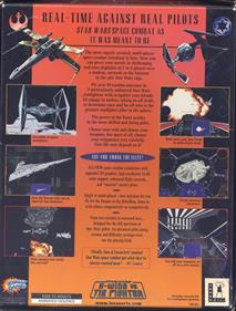 Star Wars: X-Wing vs. TIE Fighter - Box - Back Image