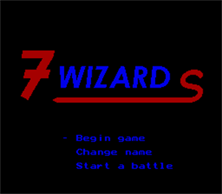 7 WizardS - Screenshot - Game Title Image