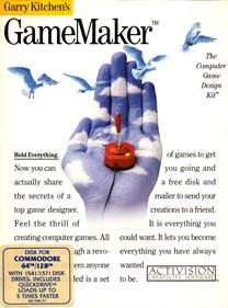 Garry Kitchen's GameMaker - Box - Front Image
