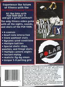 PGA Tour Golf II (HeartBeat) - Box - Back Image