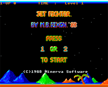 Jet Fighter - Screenshot - Game Title Image