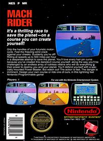 Mach Rider - Box - Back - Reconstructed Image