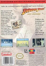 Indiana Jones and the Last Crusade: The Action Game - Box - Back Image