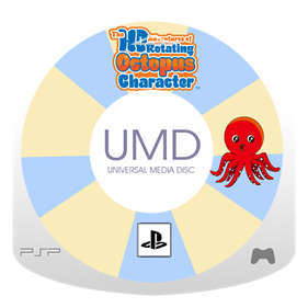 The 2D Adventures of Rotating Octopus Character - Fanart - Disc Image