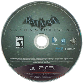 Batman: Arkham Origins - Disc Image