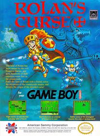 Rolan's Curse - Advertisement Flyer - Front Image