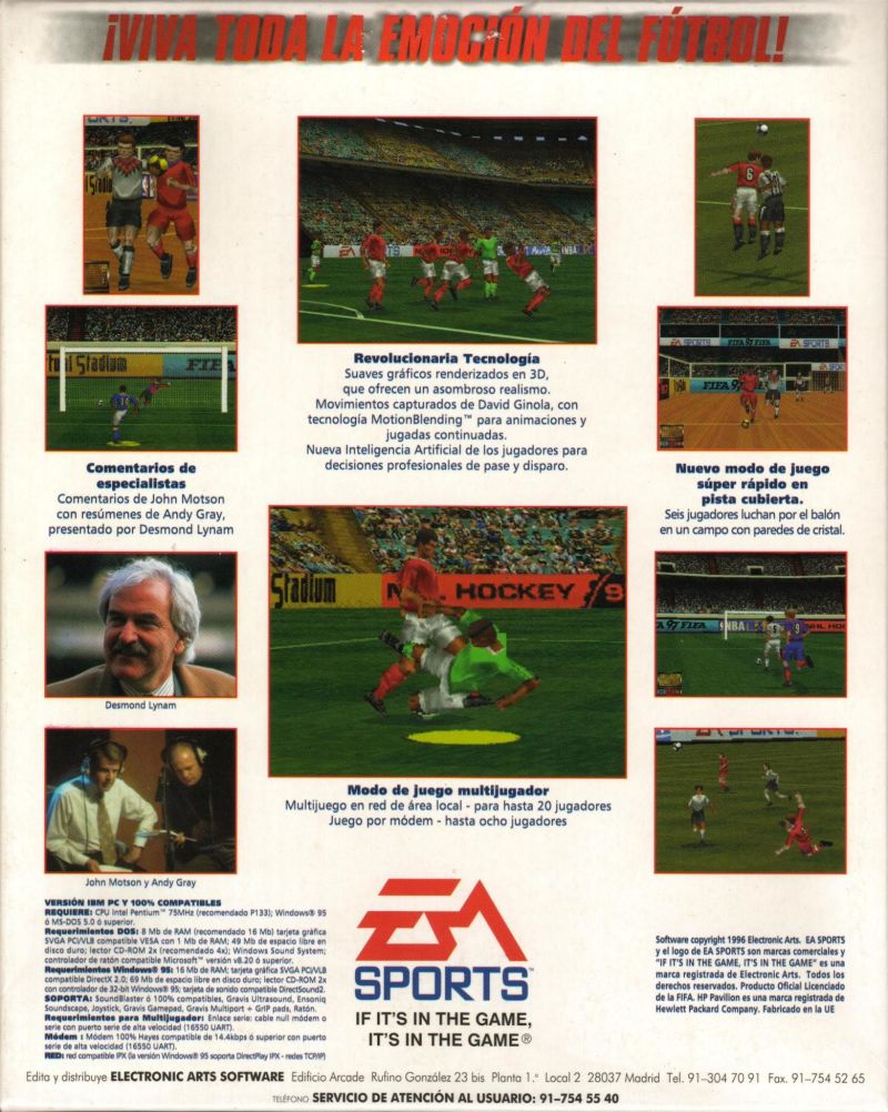 FIFA Soccer 97 (Game) - Giant Bomb