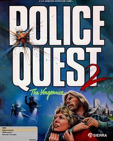 Police Quest 2: The Vengeance - Box - Front - Reconstructed Image