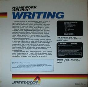 Homework Helper Writing - Box - Back Image
