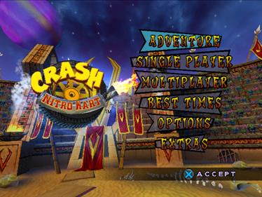 Crash Nitro Kart - Screenshot - Game Select Image
