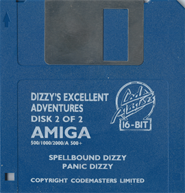 Dizzy's Excellent Adventures - Disc Image