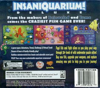 Insaniquarium! Deluxe - Box - Back Image
