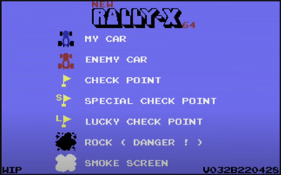 New Rally-X 64 - Screenshot - Game Title Image