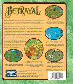 Betrayal - Box - Back Image