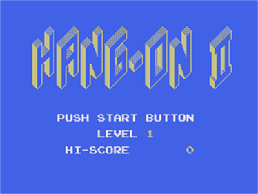 Hang-On II - Screenshot - Game Title Image