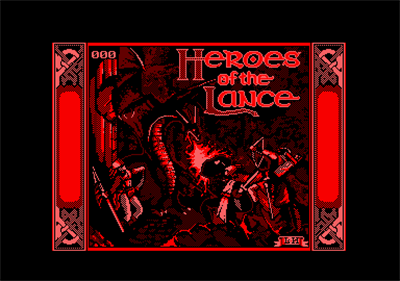 Heroes of the Lance - Screenshot - Game Title Image