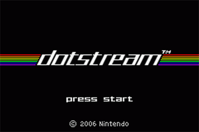 Bit Generations: Dotstream - Screenshot - Game Title Image