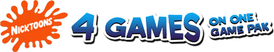 4 Games on One Game Pak: Nicktoons - Clear Logo Image